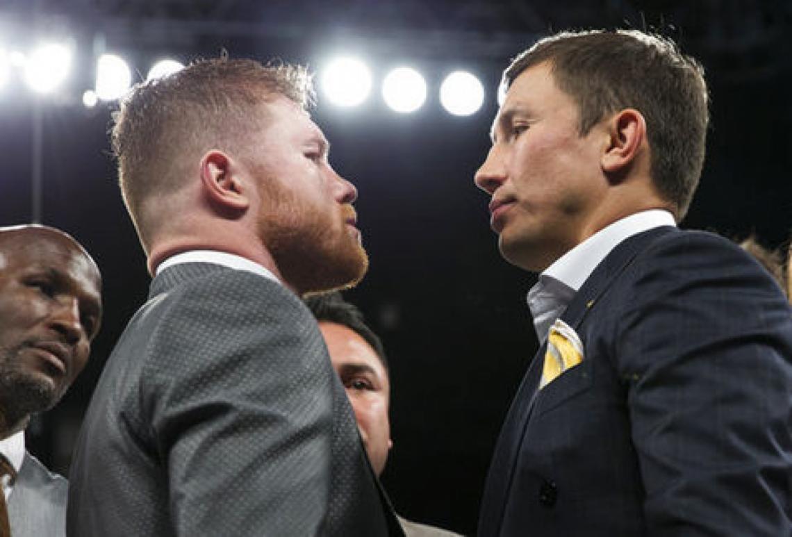 Imagen Canelo y GGG, cara a cara