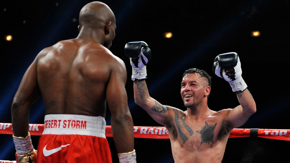 Imagen La Joya, durante su empate ante Timothy Bradley