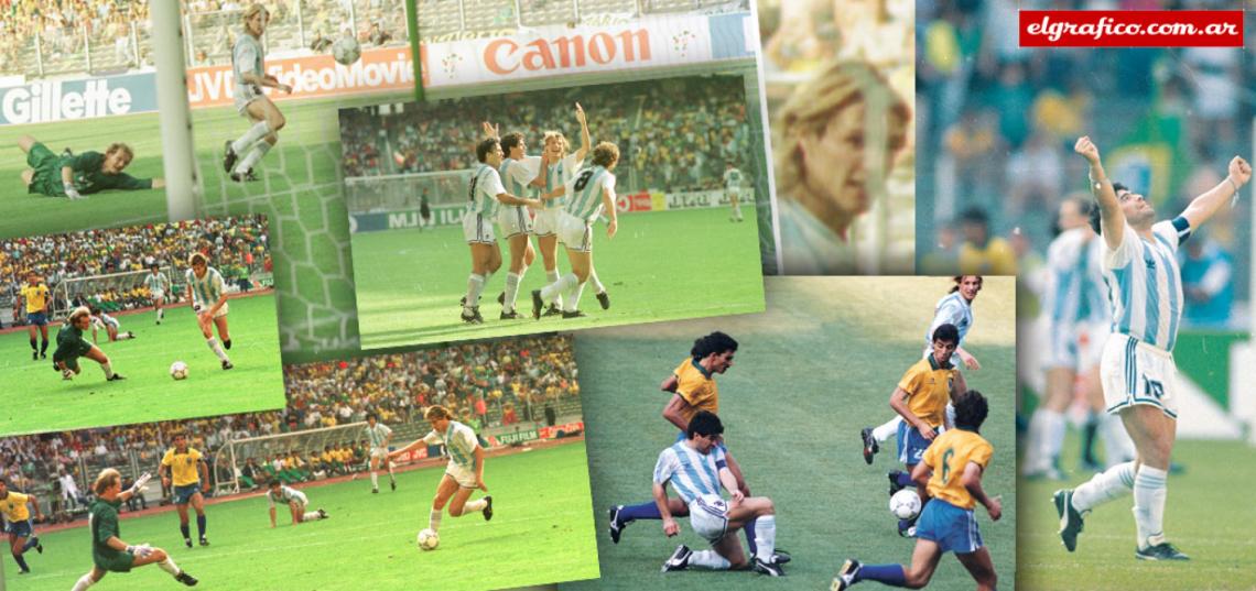 1990. Las fotos del gol de Caniggia a Brasil | El Gráfico