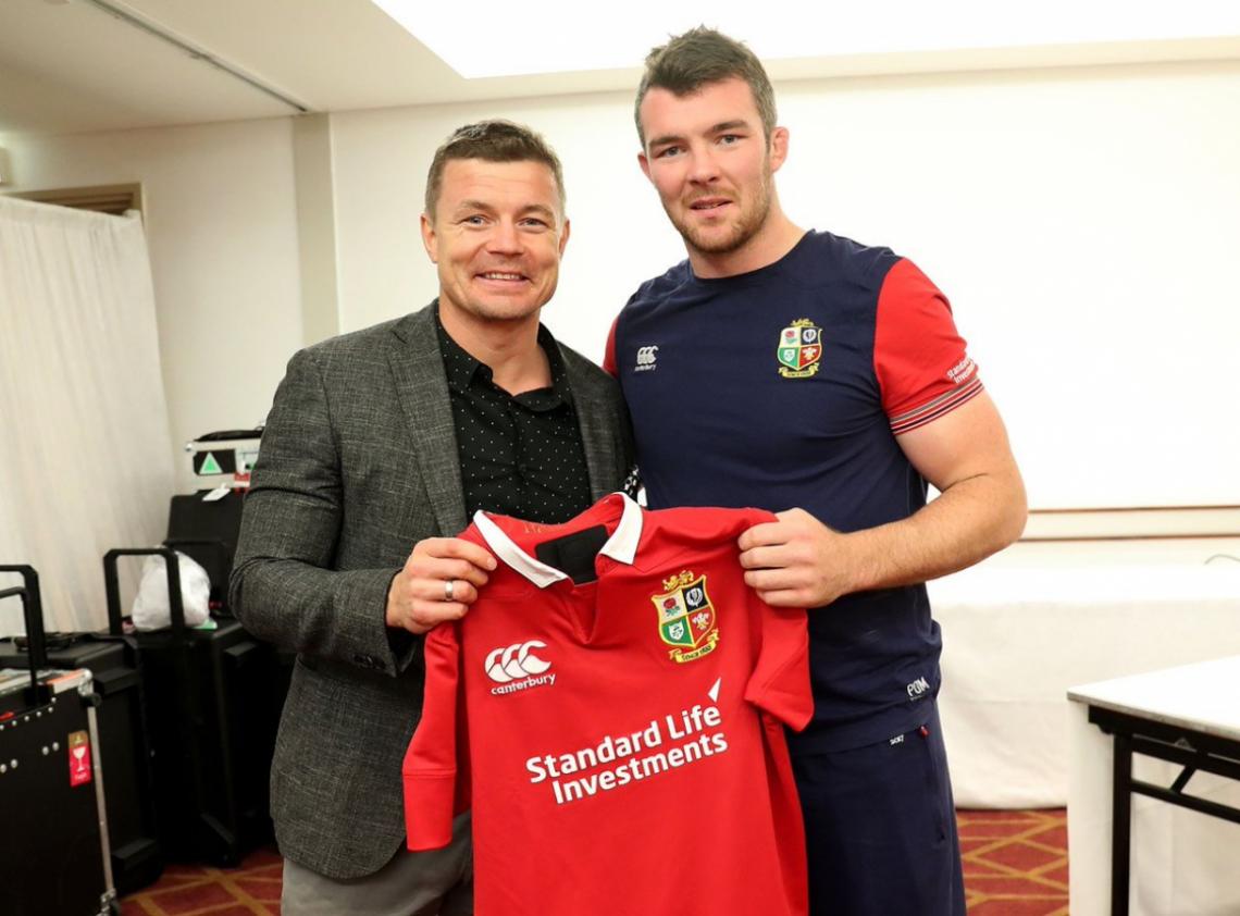 Imagen O´Driscoll, con el actual capitán, Peter O´Mahoney