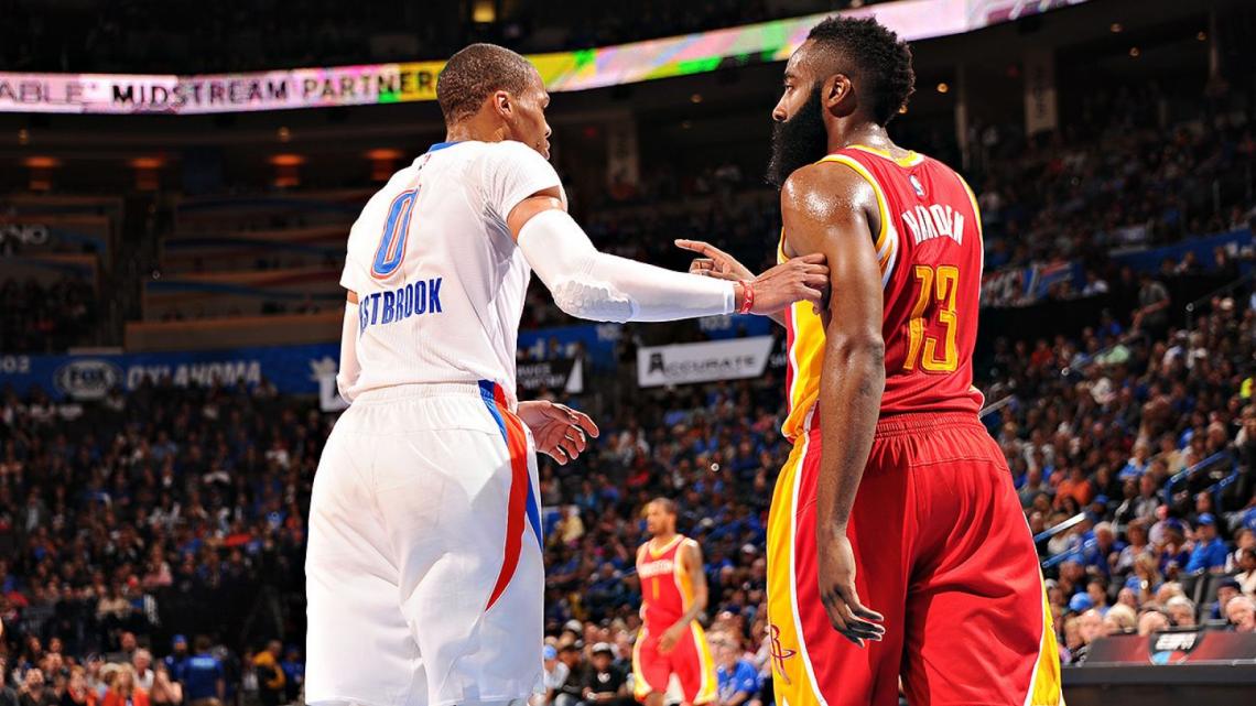 Imagen Harden y Westbrook, dos de los candidatos a MVP.