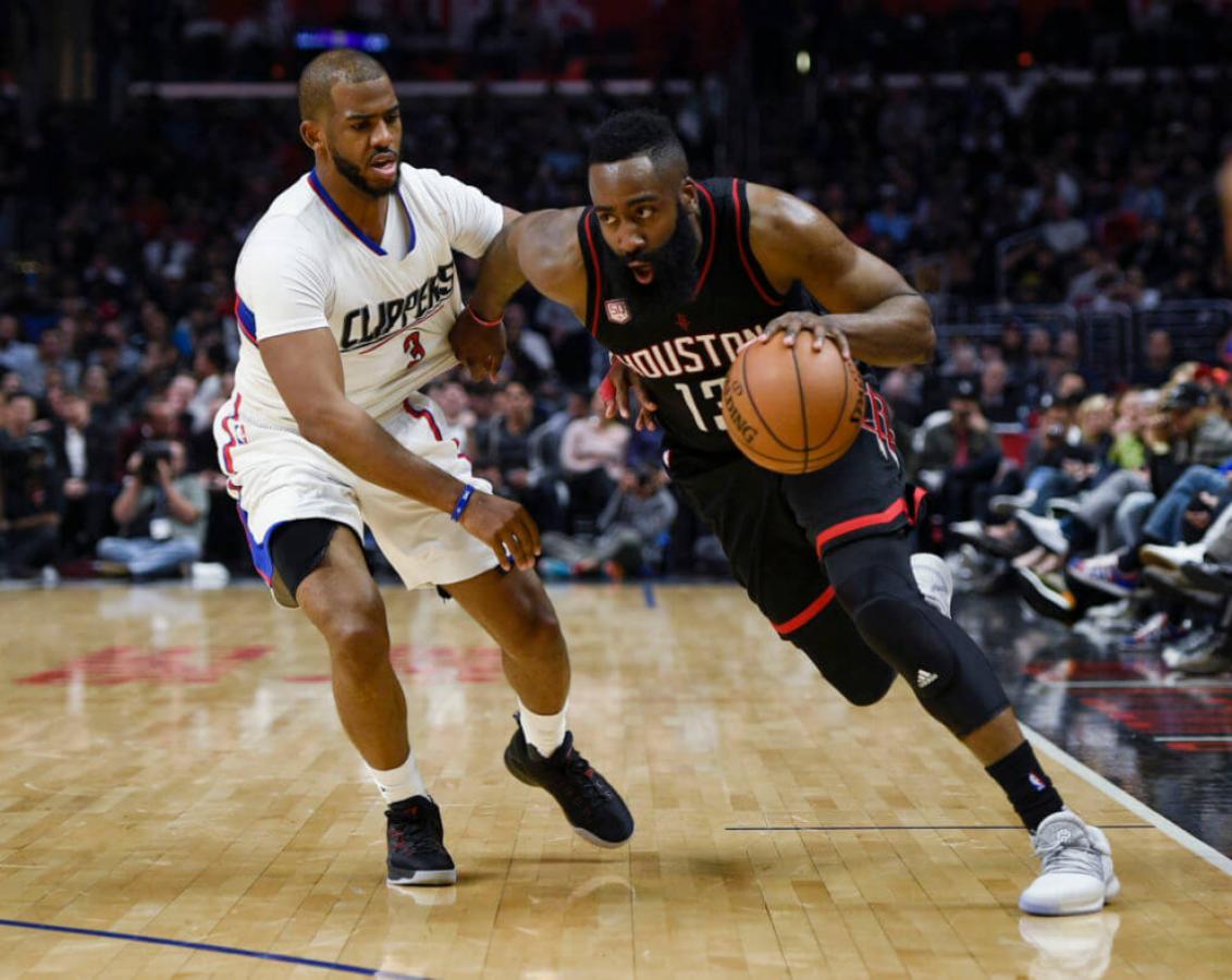 Imagen Paul, marcando a Harden.