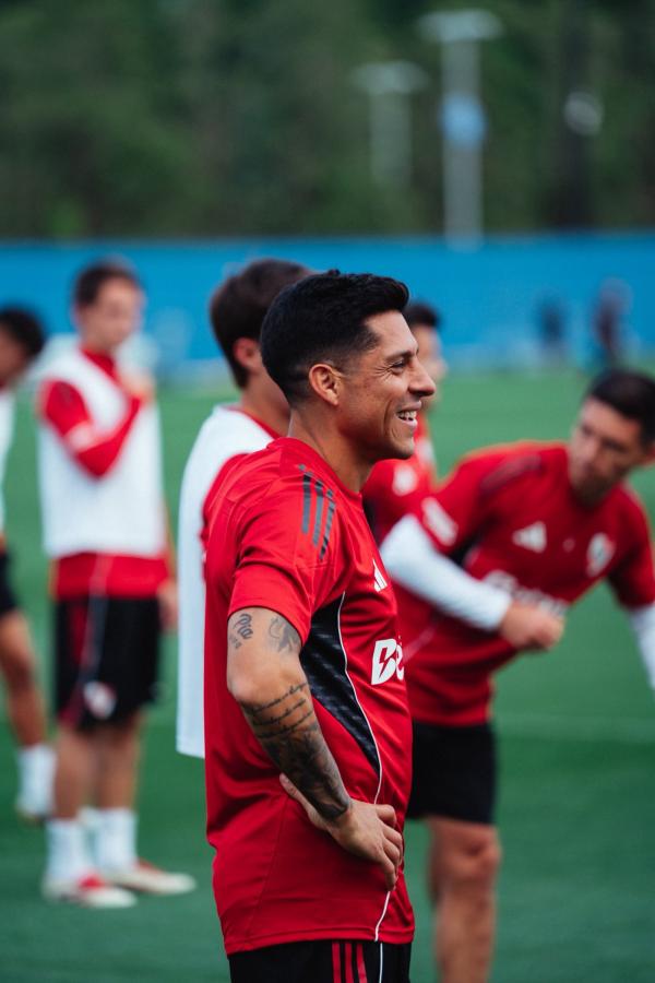 Imagen Enzo Pérez, feliz por participar de su segundo Mundial de Clubes con River.