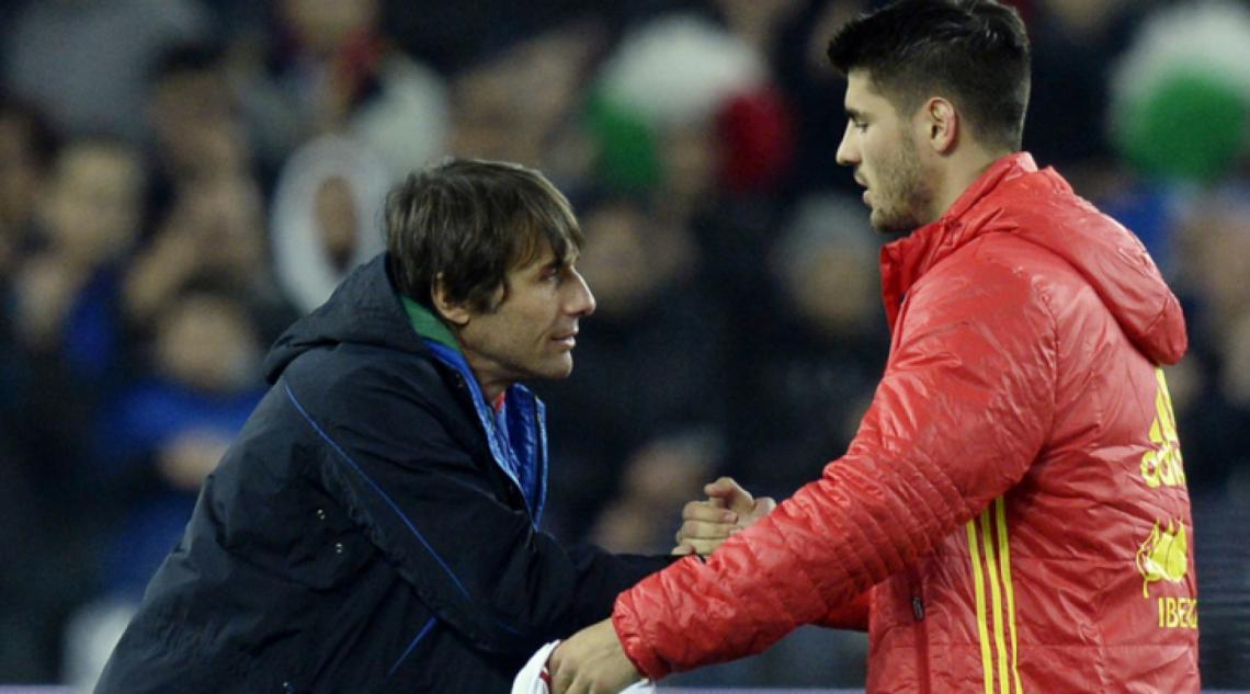 Imagen Morata volverá a encontrarse con Conte, técnico que se lo llevó a la Juventus.