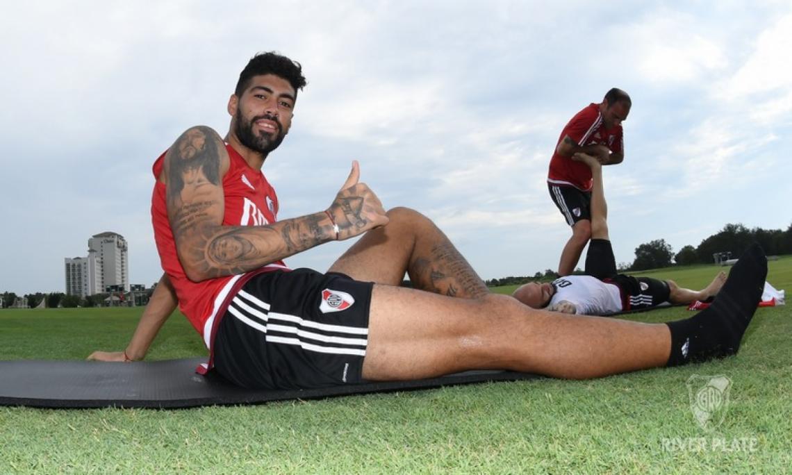 Imagen Barboza, durante la pretemporada en Orlando.