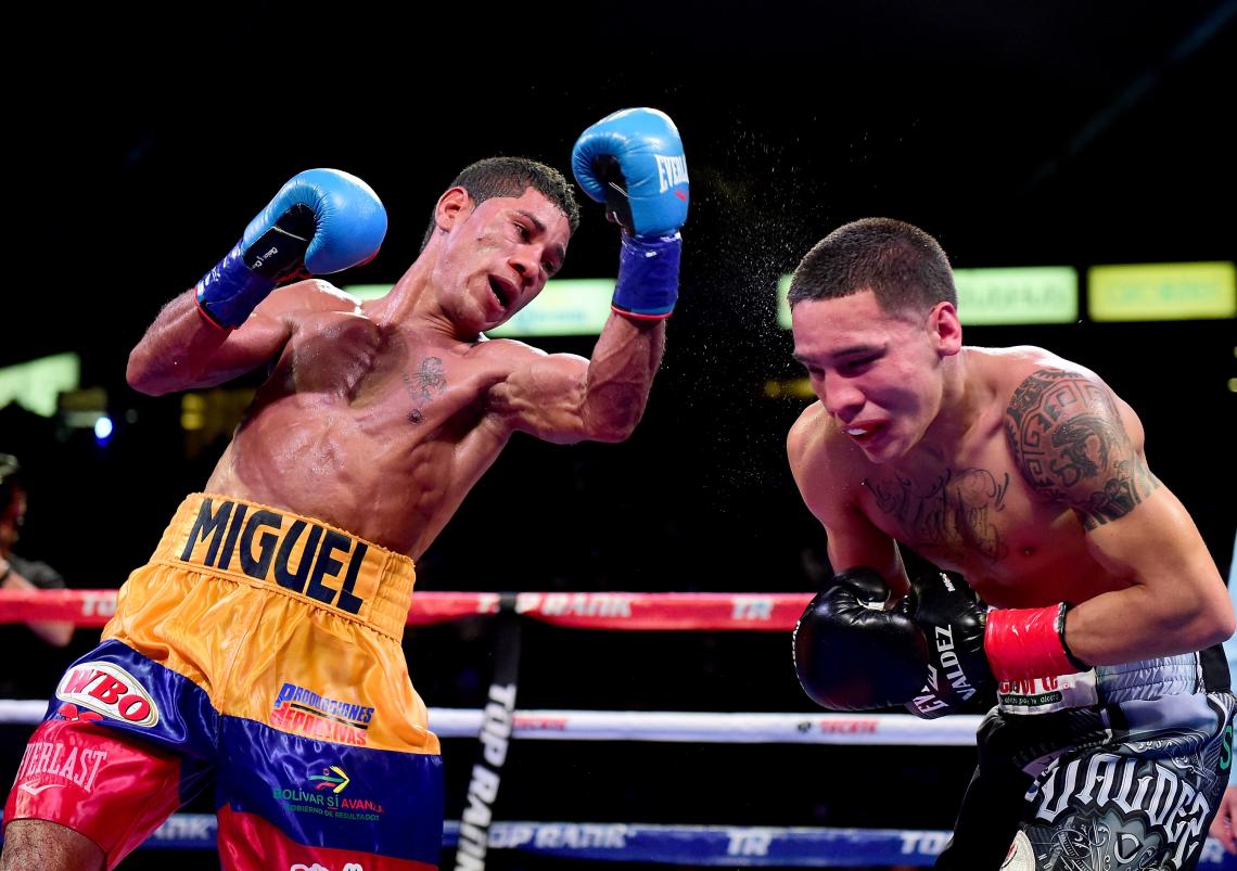 Imagen Marriaga, durante su derrota ante Valdez