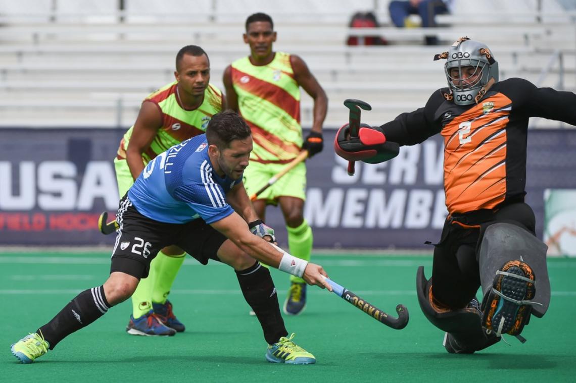 Imagen Agustín Mazzilli, autor de 3 goles.