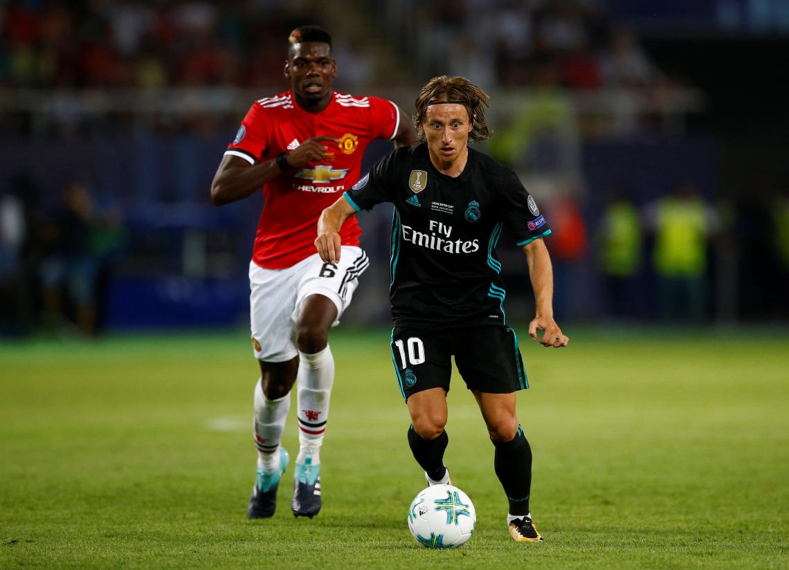 Imagen Modric, durante la Supercopa de España.