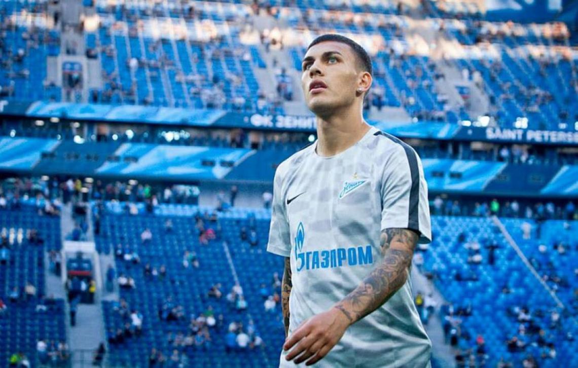 Imagen Paredes fue titular en el Zenit.