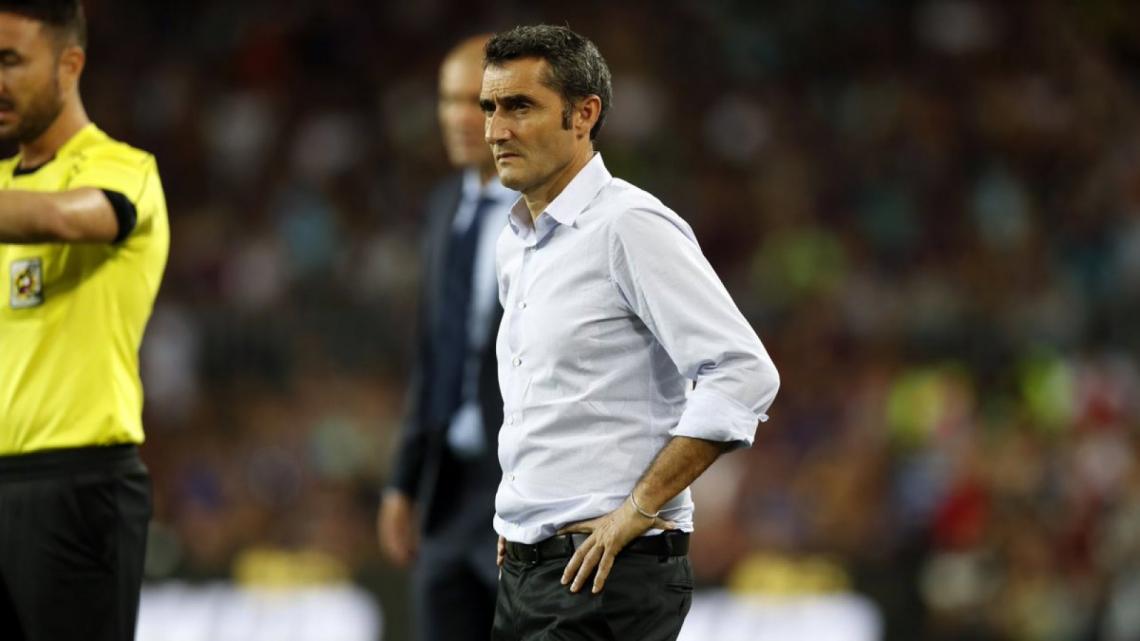 Imagen Valverde, durante el partido de ida.