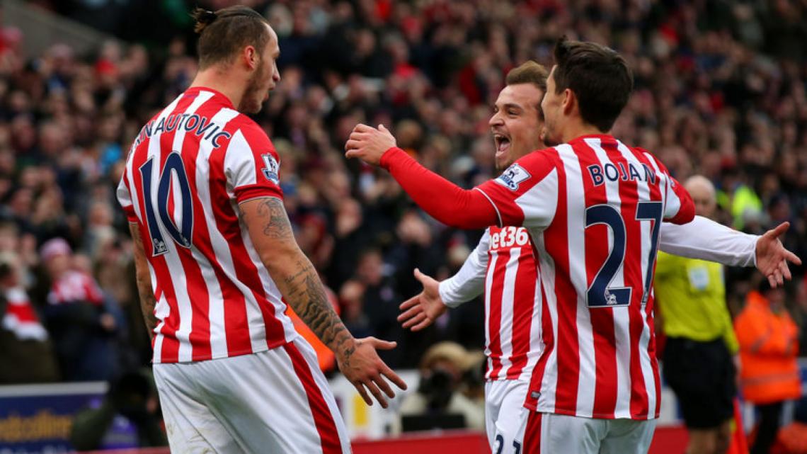 Imagen Shaqiri y Bojan, dos de los campeones de Champions con los que cuenta el Stoke.