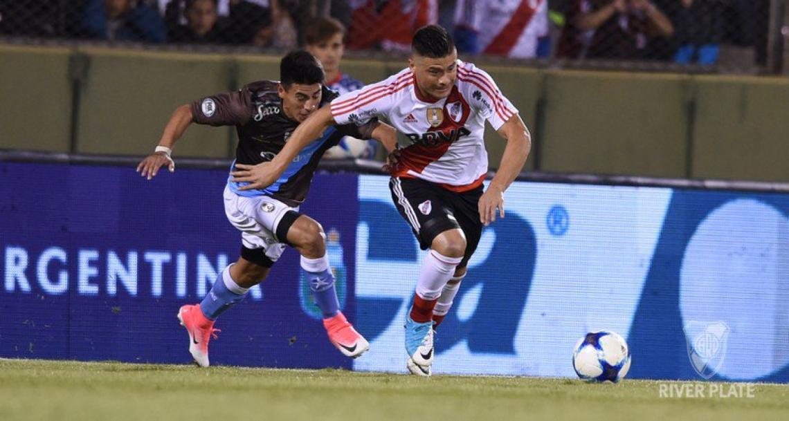 Imagen Moreira, durante el partido con Atlas.
