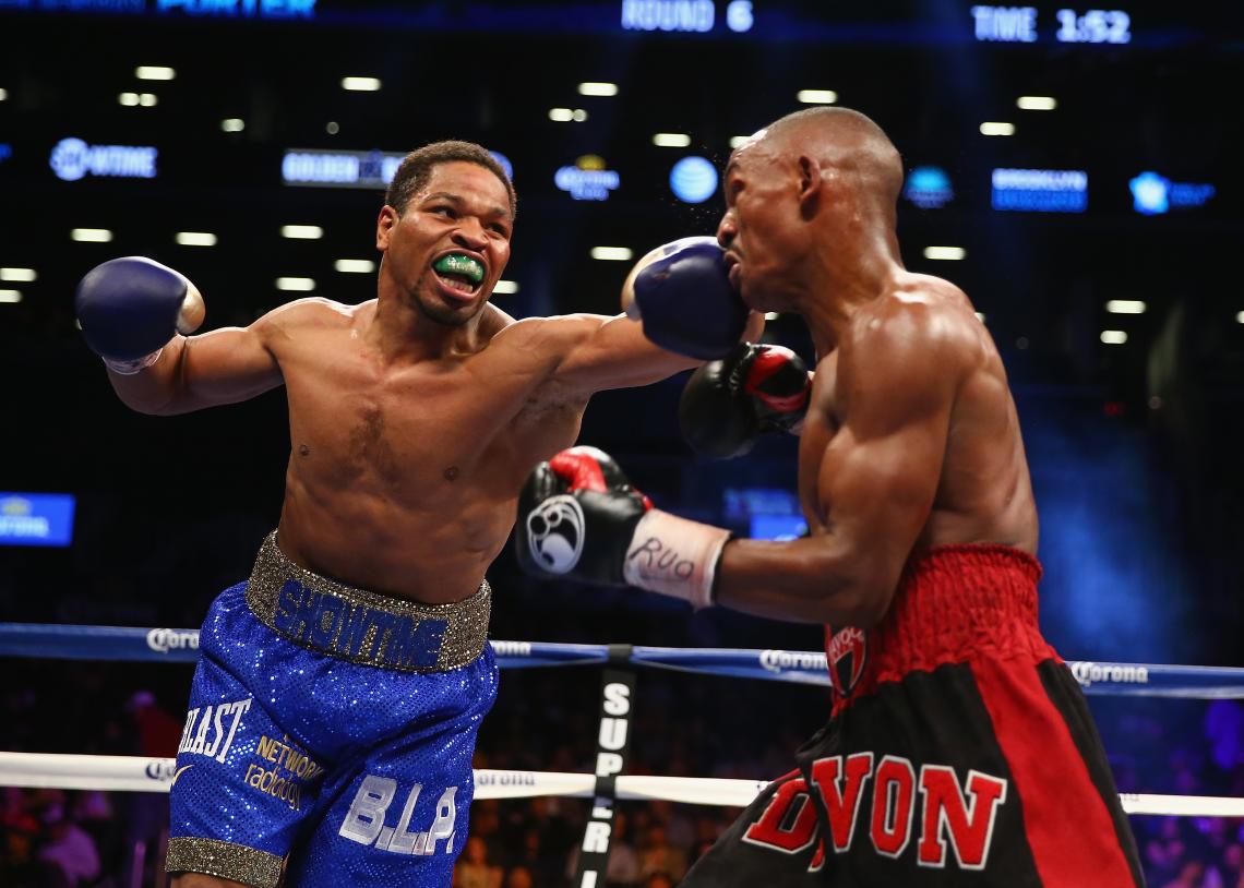 Imagen Porter, durante su pelea con Devon Alexander.