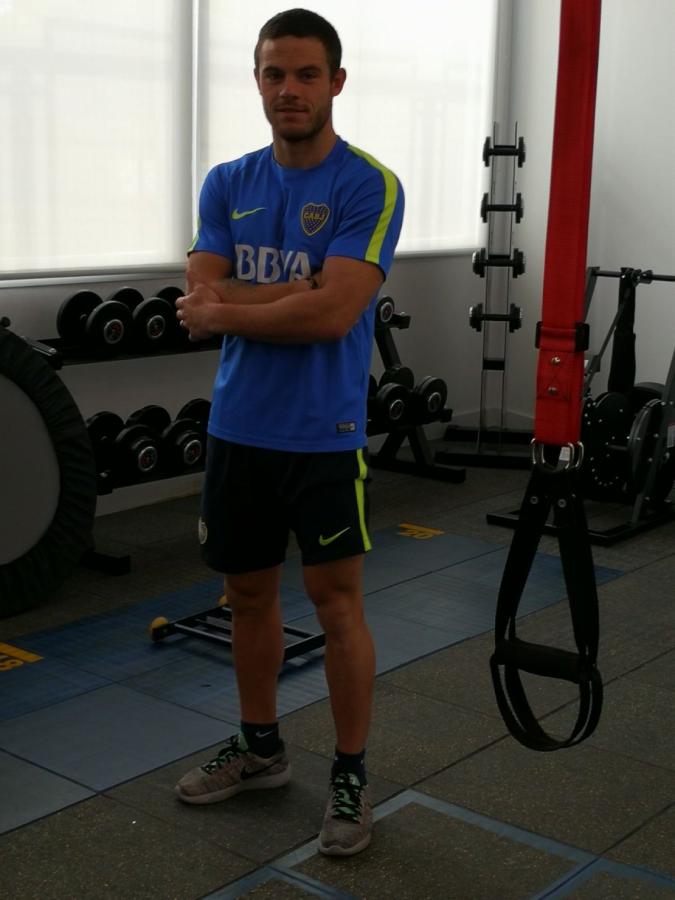 Imagen Nandez, con sus nuevos colores. Foto: @SebasGiovanelli