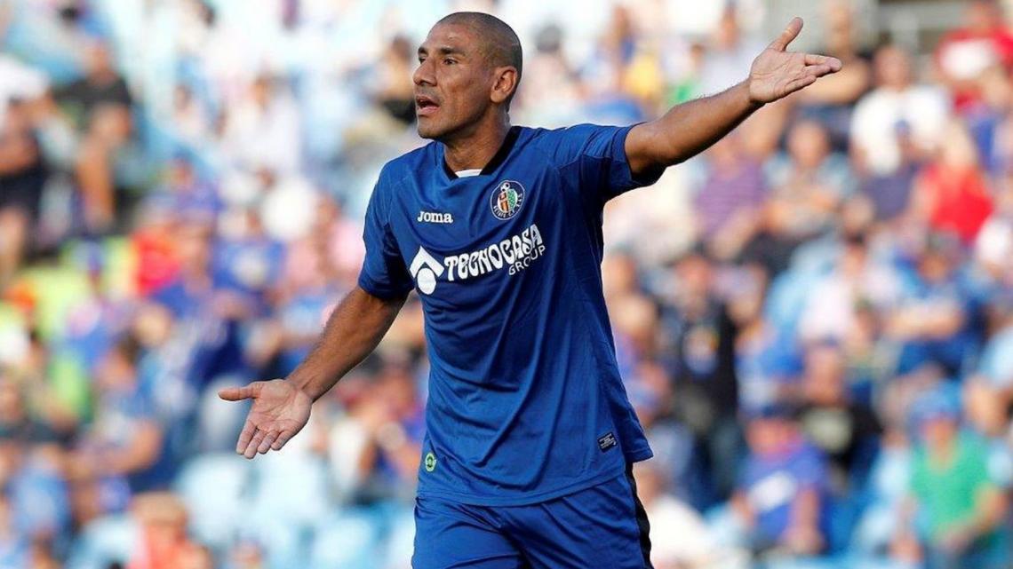 Imagen El Cata, jugando para el Getafe.