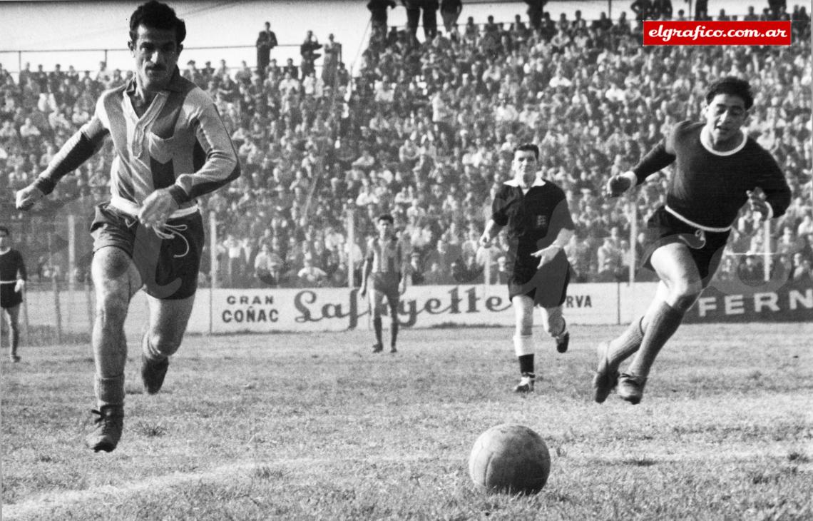Imagen 6 de julio de 1958. Atlanta vs. Lanús. Foto: Ricardo Alfieri.