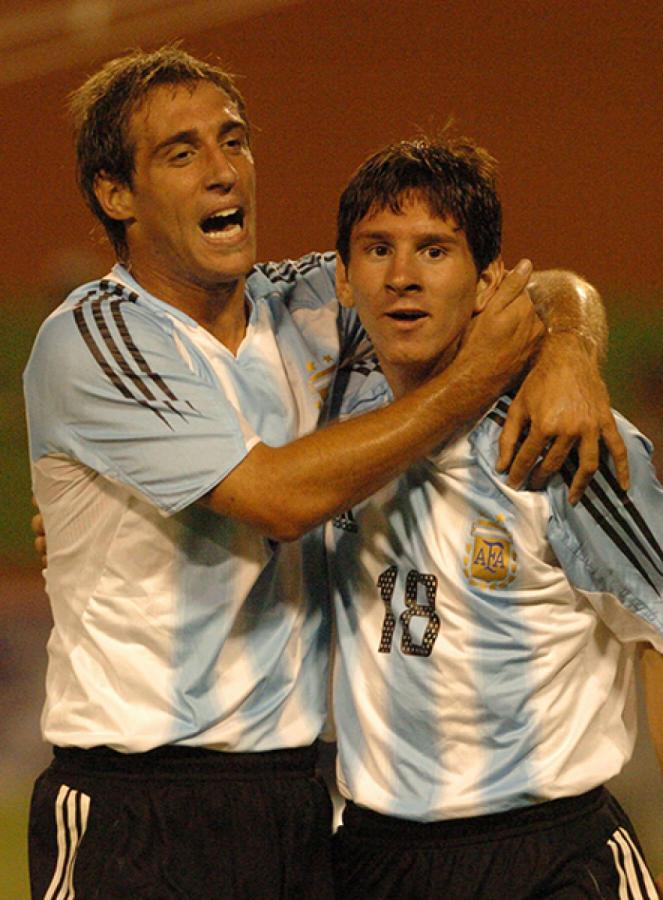 Imagen Celebrando con Messi un gol en el Sudamericano Sub20 de Colombia 05