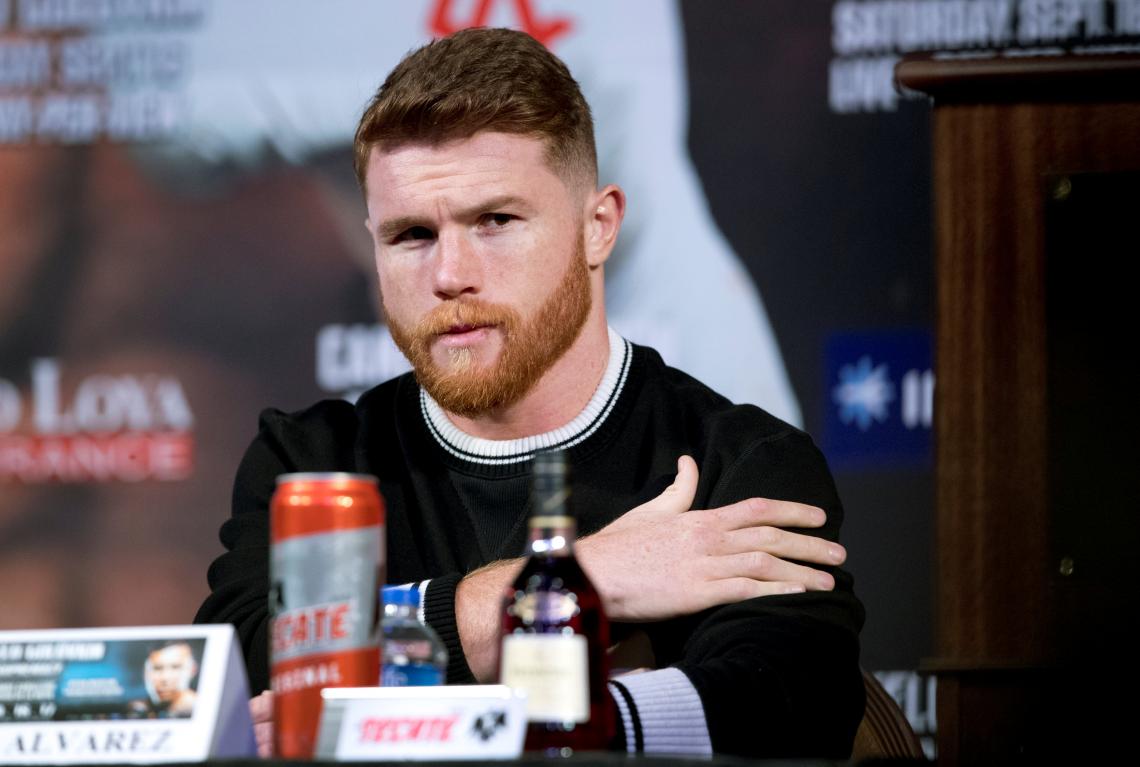 Imagen Canelo, listo para la batalla.