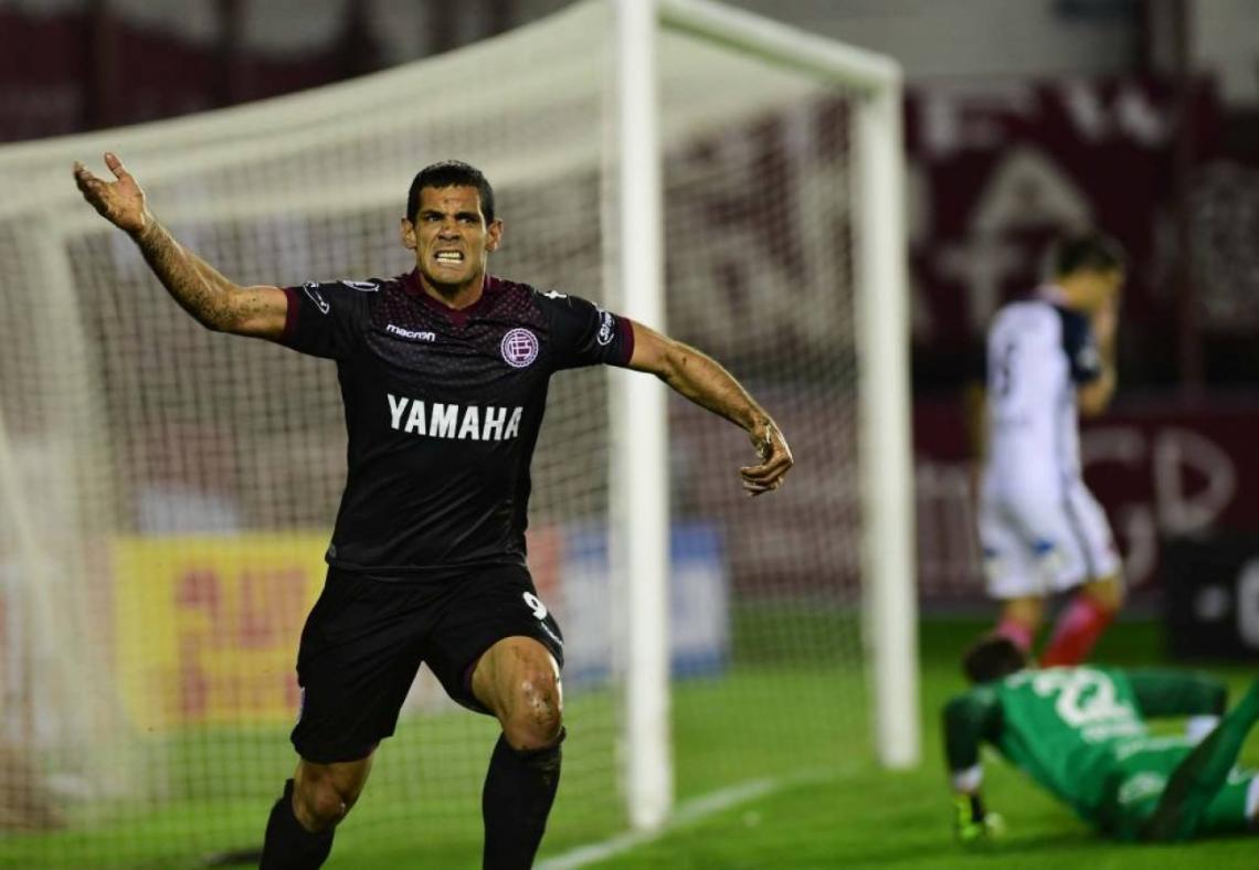Imagen Pepe, gritando su gol ante San Lorenzo.