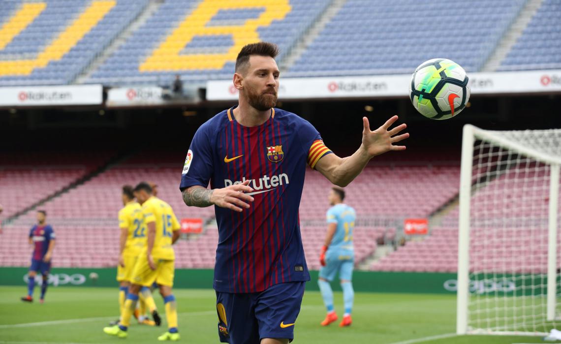 Imagen  Dos dobletes, tres tripletes, y un cuarteto de goles. Los números de Messi en el arranque de la temporada.