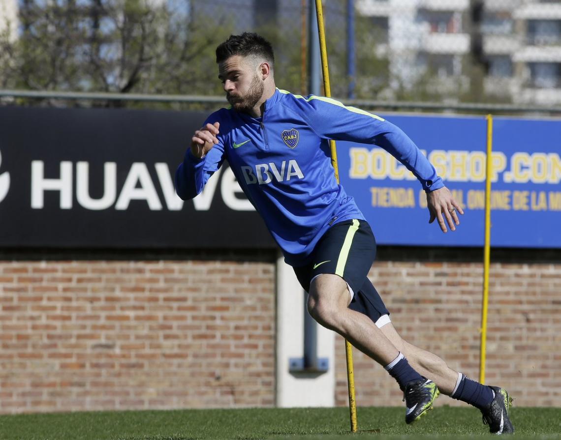 Imagen Nández, durante una práctica.