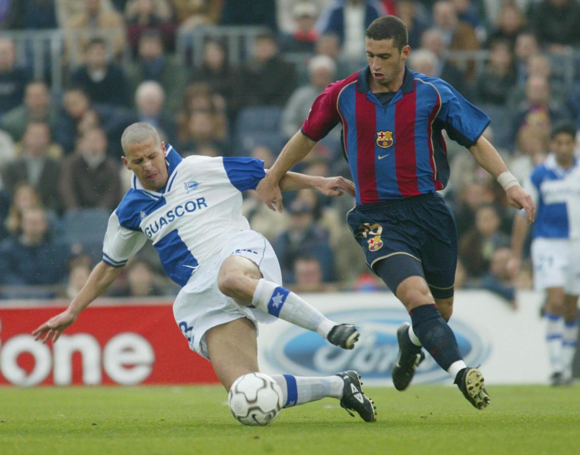 Imagen Fabio Rochemback, jugando para el Barcelona.