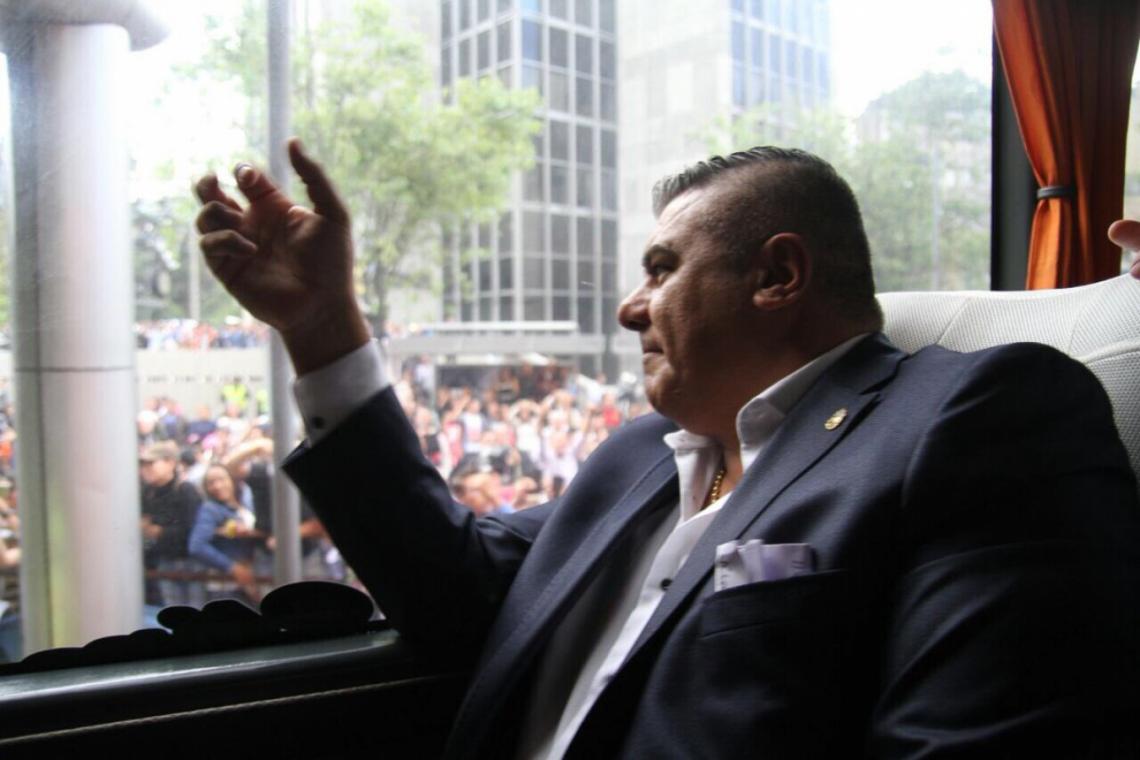 Imagen El Chiqui ya volvió al país.