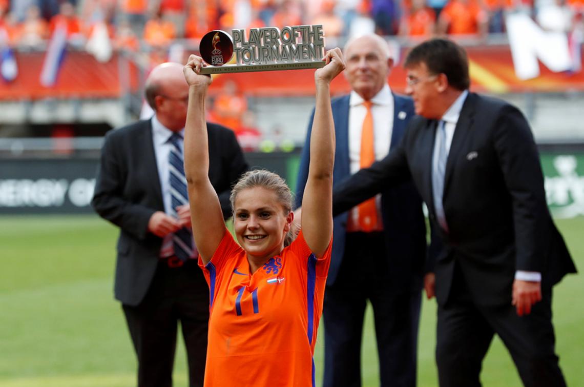 Lieke Martens, la mejor jugadora del torneo y refuerzo del Barcelona.