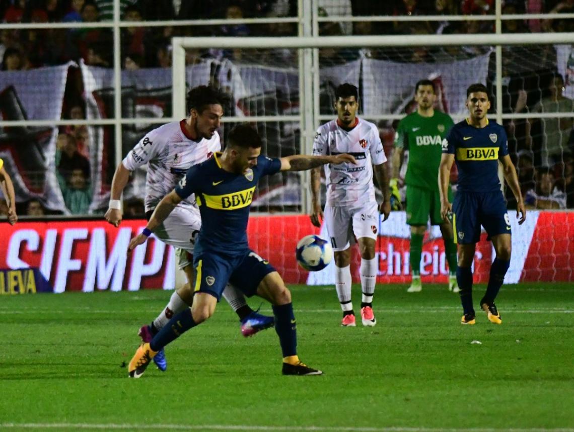 Imagen Nández, durante el partido ante Patronato.