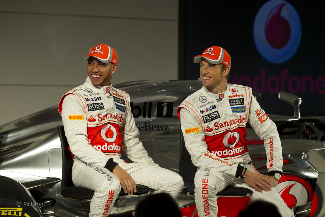 Imagen Hamilton y Button, cuando compartían equipo.