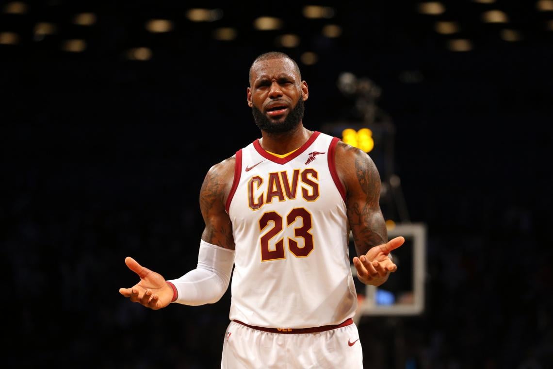 Imagen La expresión de LeBron lo dice todo.