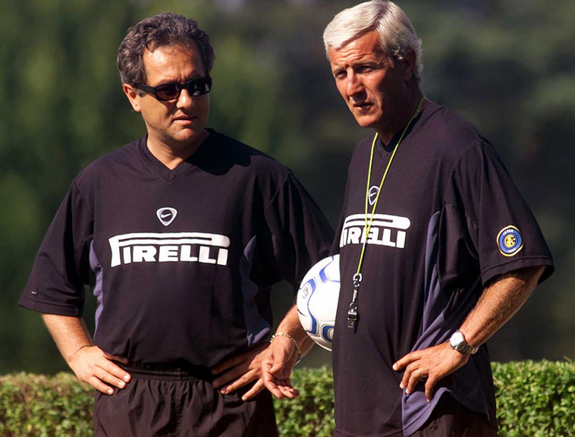 Imagen Durante su ciclo como manager del Inter, con Marcello Lippi, multicampeón con la Juventus y campeón del mundo como DT de la selección de Italia en 2006.