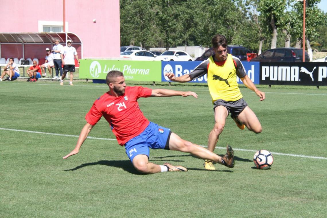 Imagen Tagliafico, en acción durante el amistoso.