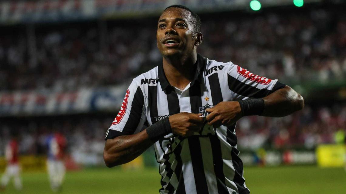 Imagen Robinho, jugando para Atlético Mineiro.