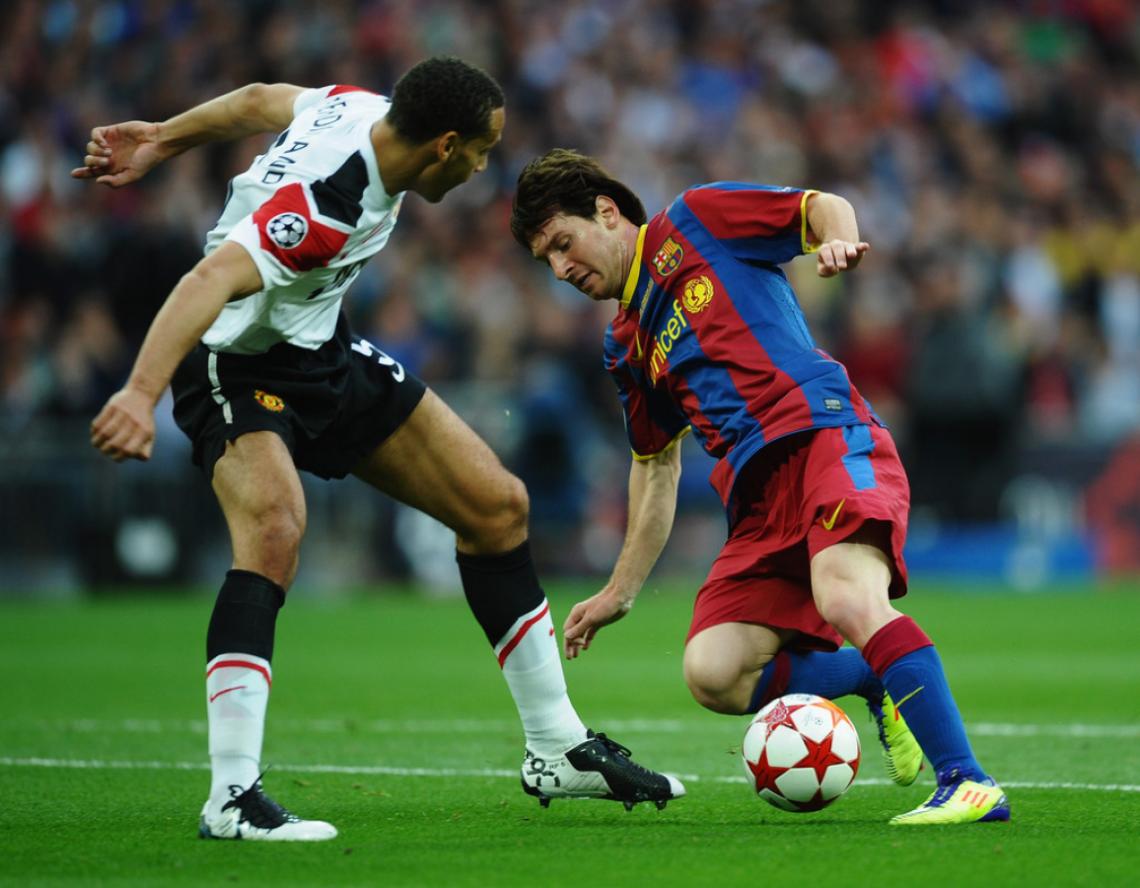 Imagen Rio, marcando a Messi durante la final de la Champions 2013.