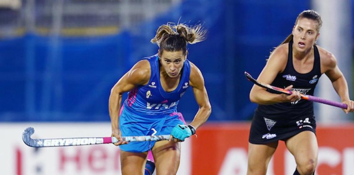 Imagen Imagen del partido. Foto: @ArgFieldHockey
