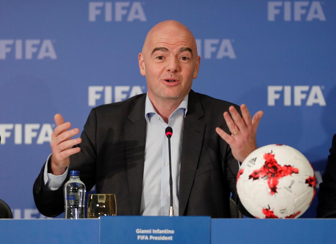 Imagen Gianni Infantino, presidente de la FIFA.