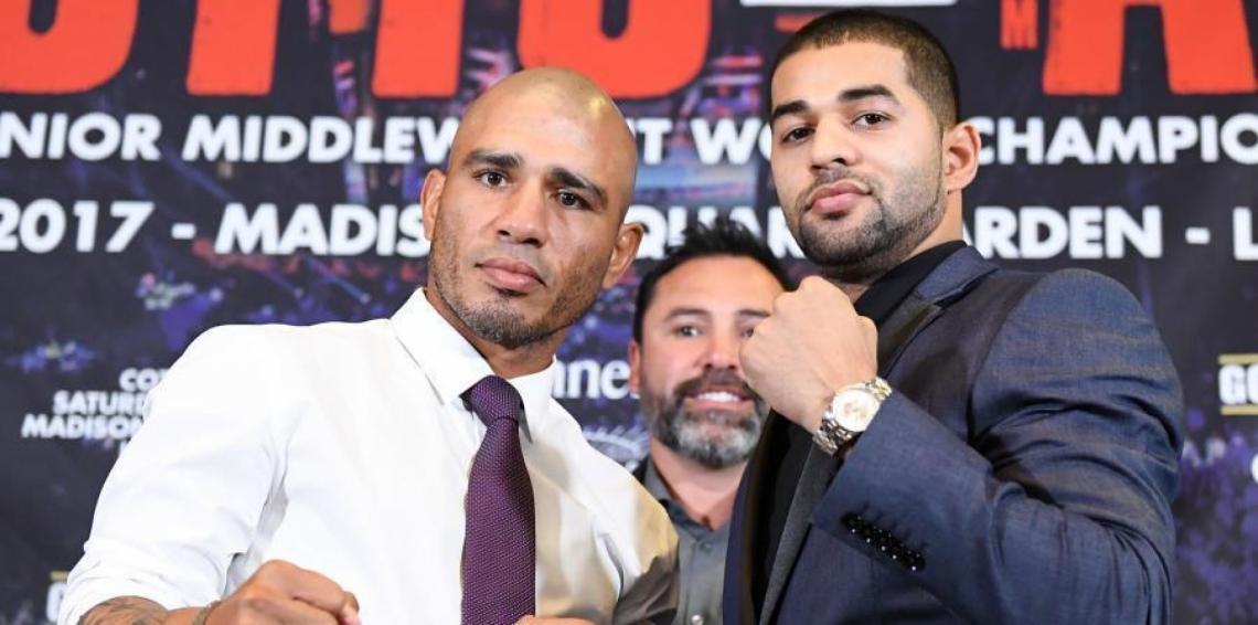 Imagen Cotto y Ali, frente a frente.