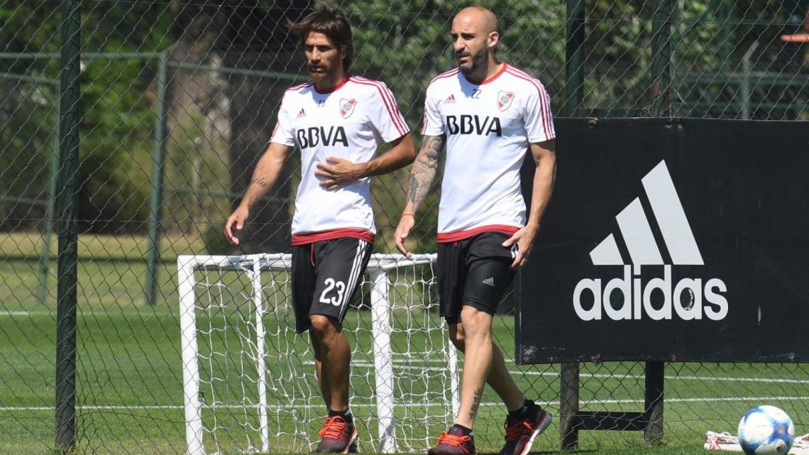 Imagen Pinola, junto a Ponzio en una práctica.