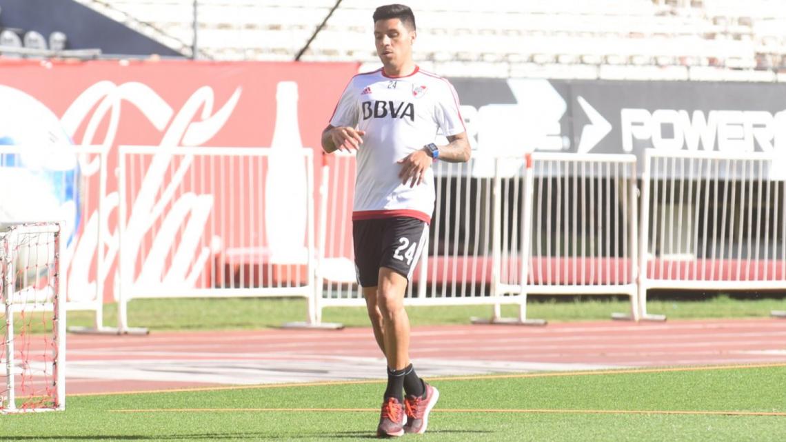 Imagen Enzo, durante la práctica.