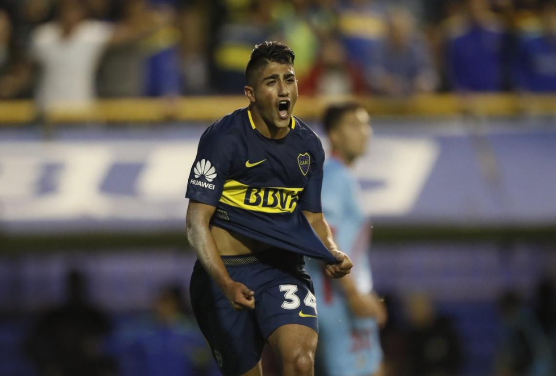 Imagen Vadalá, gritando su gol ante Arsenal.