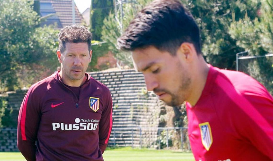 Imagen El Cholo y Nico, en una práctica.