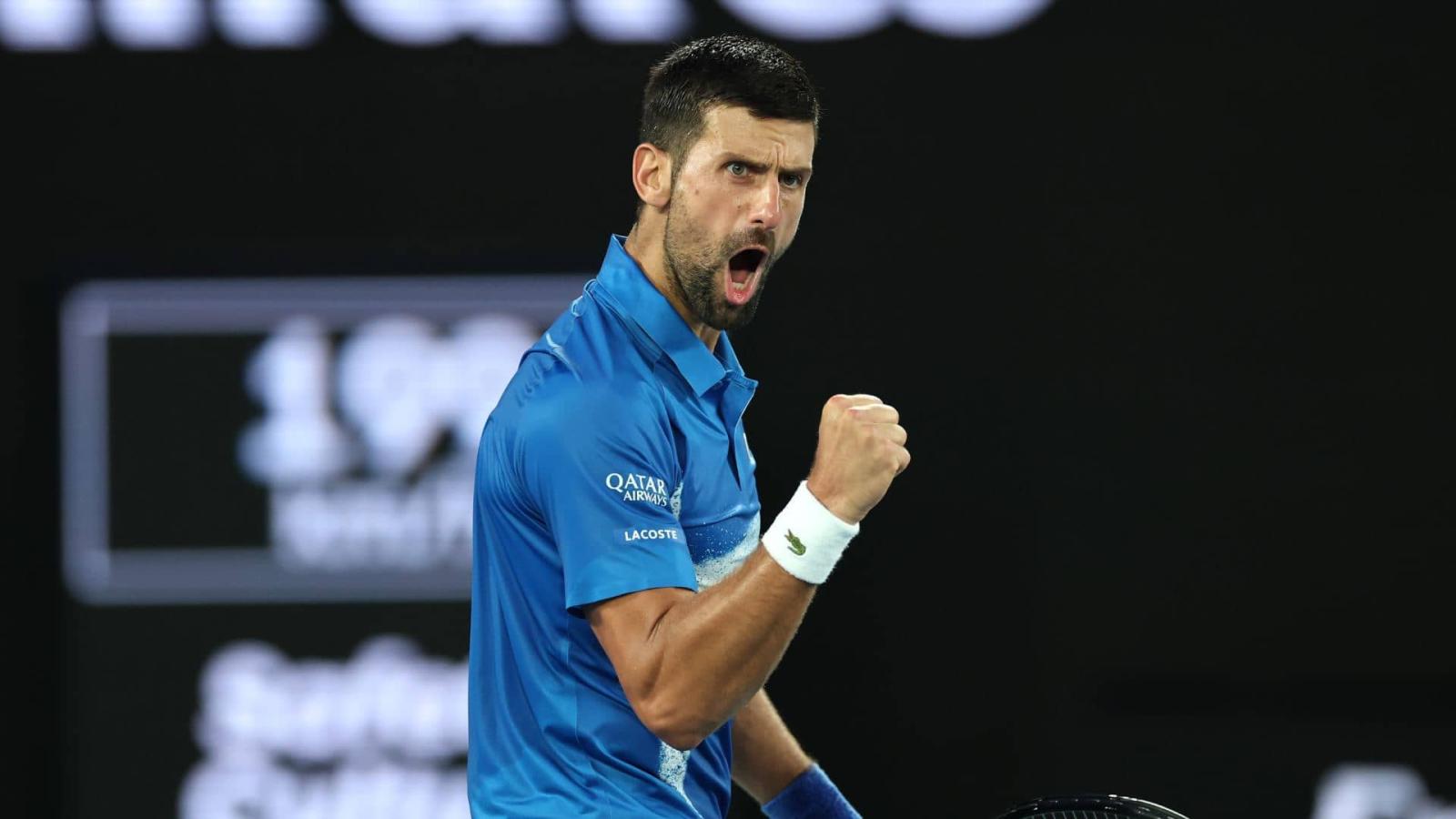 Imagen Djokovic, el primero en lista de premios monetarios: casi 190 millones de dólares.