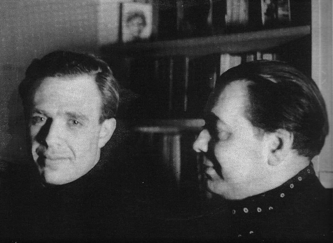 Imagen Adolfo Bioy Casares y Jorge Luis Borges 