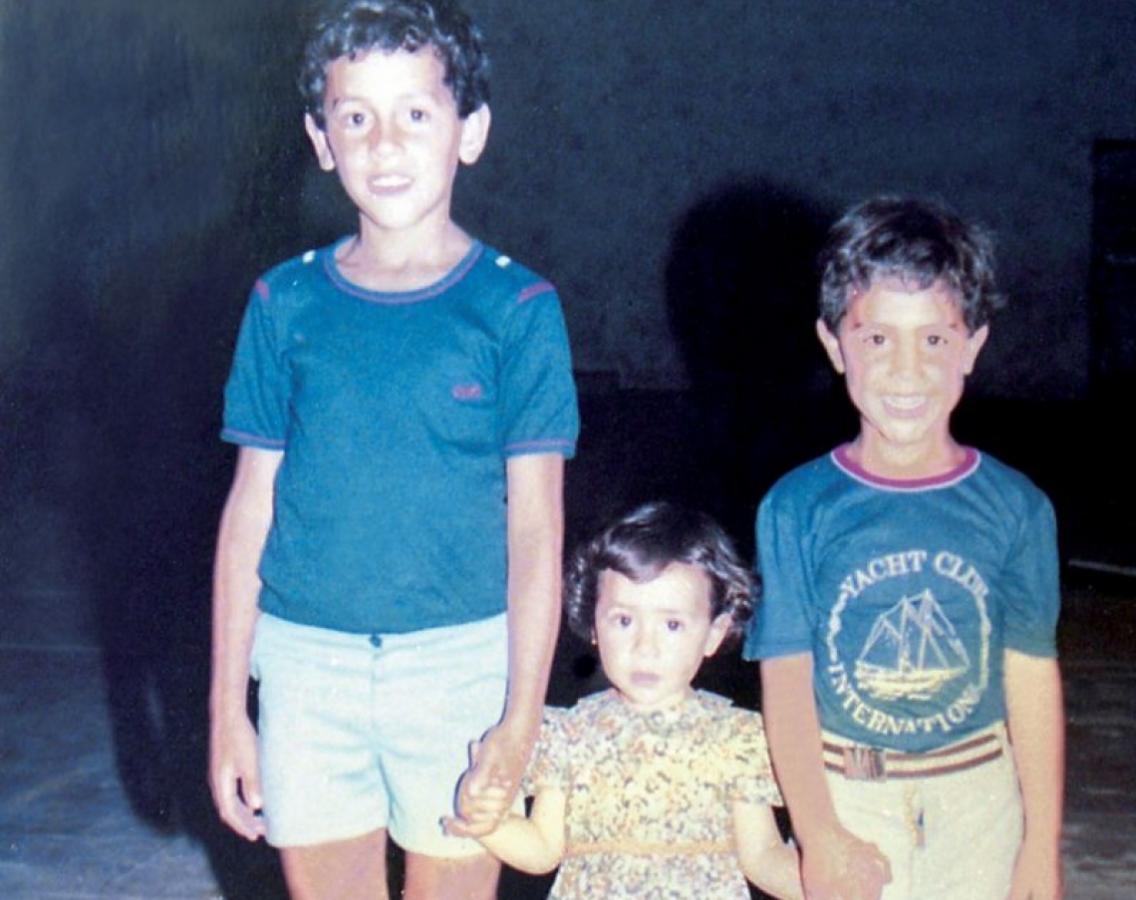Imagen Los de la foto son Ariel, la hermana menor Anabella y Daniel, El Rolfi, Montenegro.
