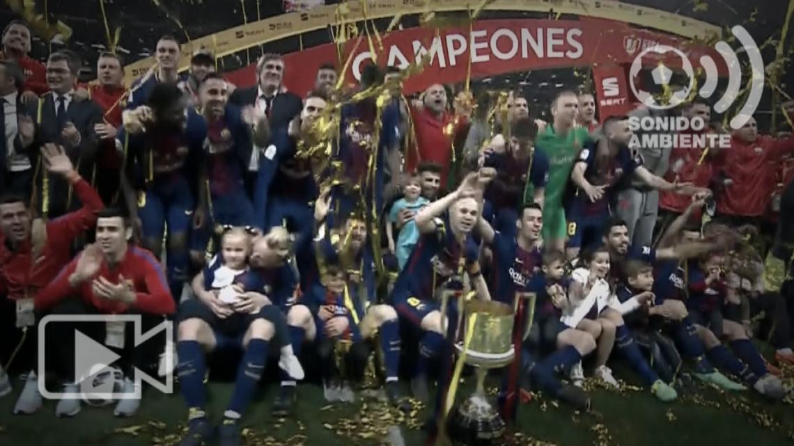 El baile del Barcelona en la final de la Copa del Rey | El Gráfico