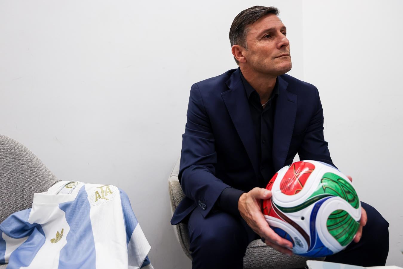 Imagen La presidencia de la FIFA no es un propósito que Zanetti tenga en mente, según le aseguró a El Gráfico.