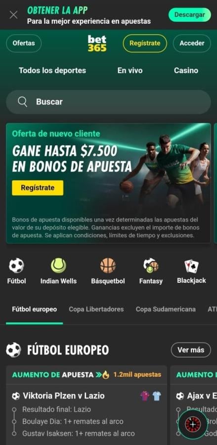 Imagen Bet365