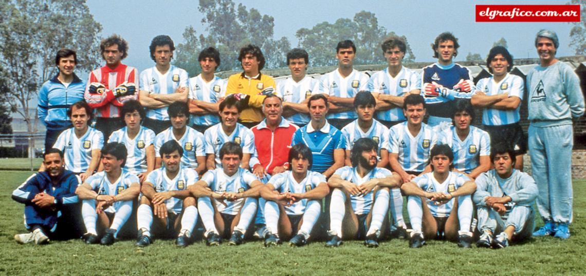 1986. Los futuros campeones del mundo El Gráfico