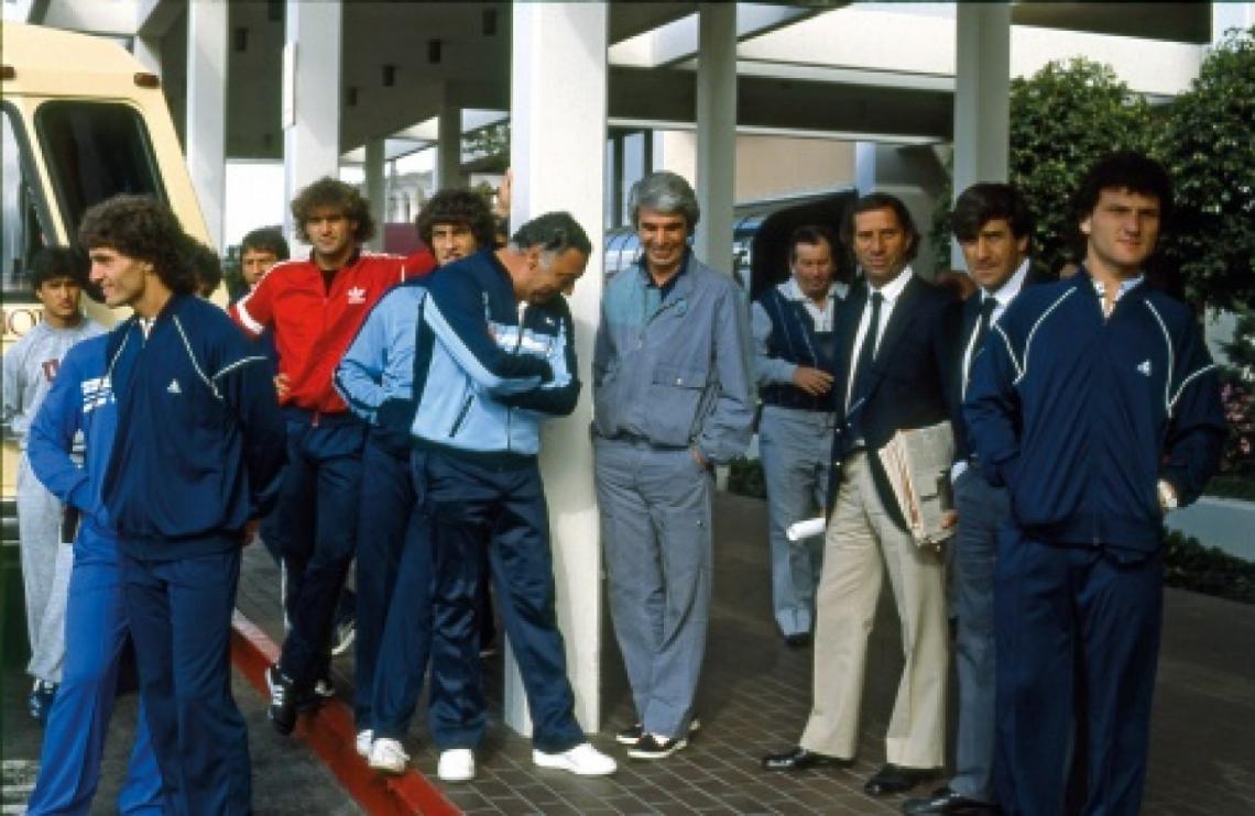 Imagen Borghi, Ruggieri, Islas, Giusti, Echavarria, Madero, Grondona, Bilardo, Pachamé y Cucciuffo